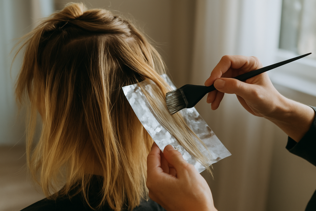 Comment faire une couleur sur mèche blonde : techniques et conseils pros