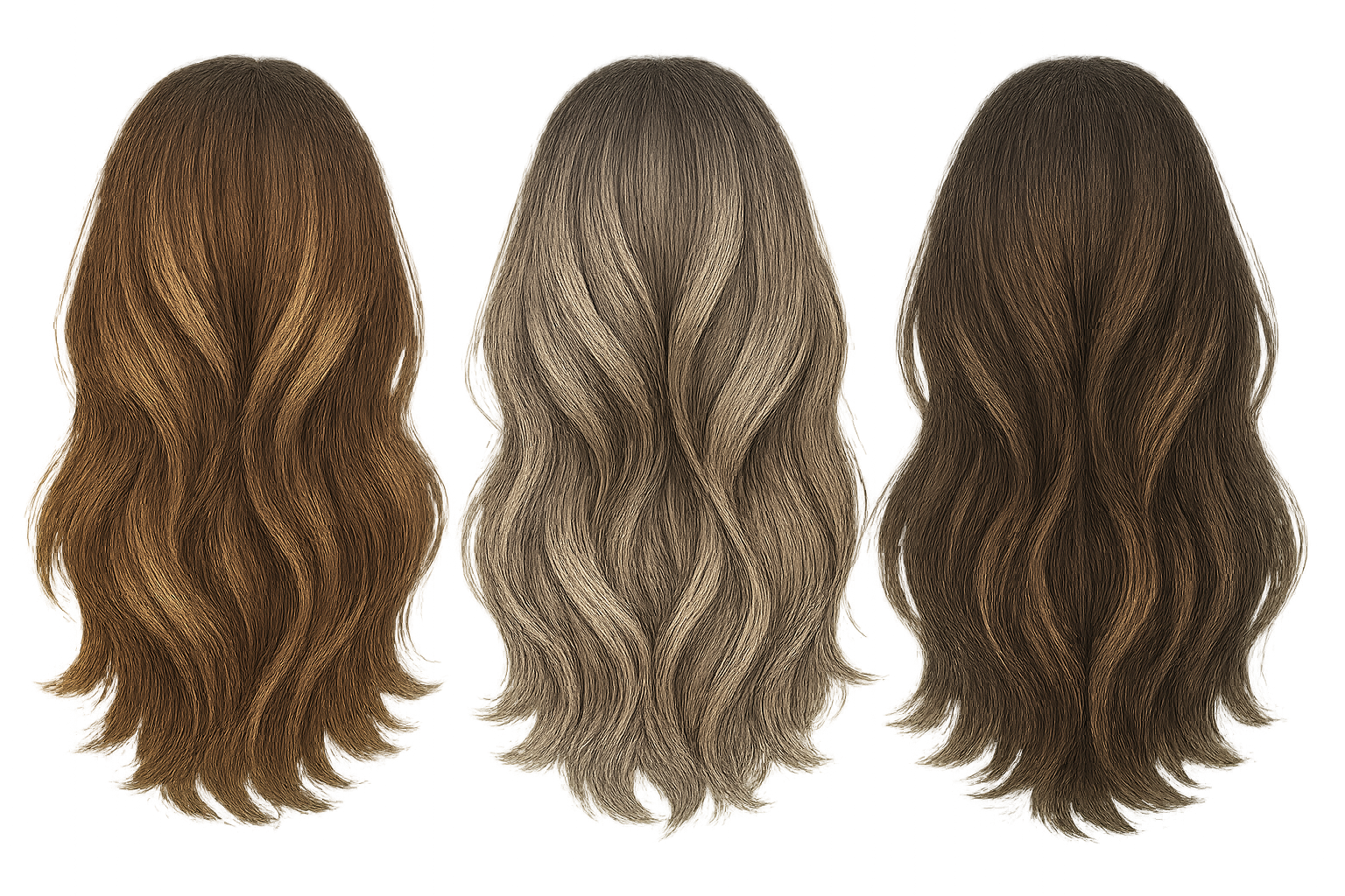 couleur chocolat meche blonde