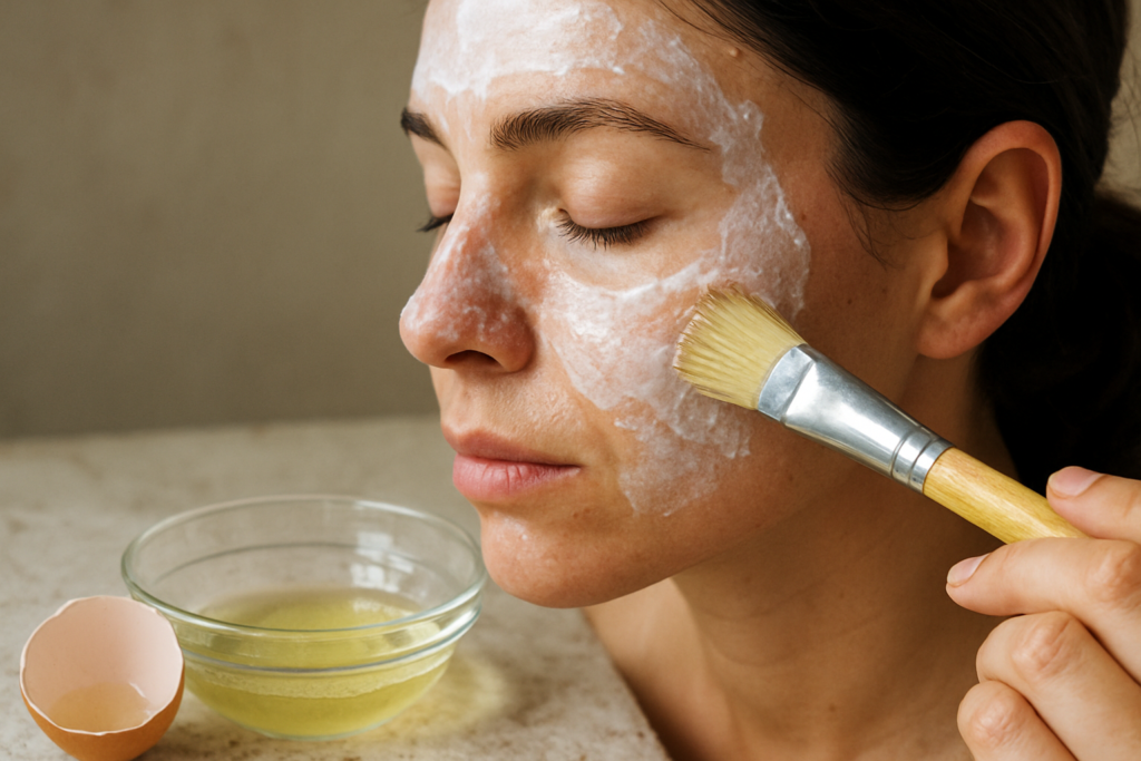 Masque au blanc d’œuf : recette, bienfaits et astuces pour une peau purifiée