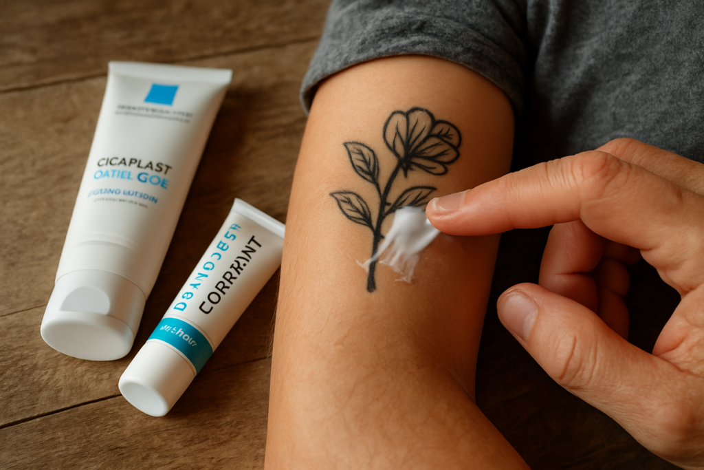 Quelle crème mettre sur un tatouage ? Notre sélection cicatrisante (Cicaplast B5+, Granions…)