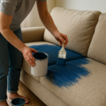Teindre un canapé en tissu non déhoussable : guide pratique avec peinture textile